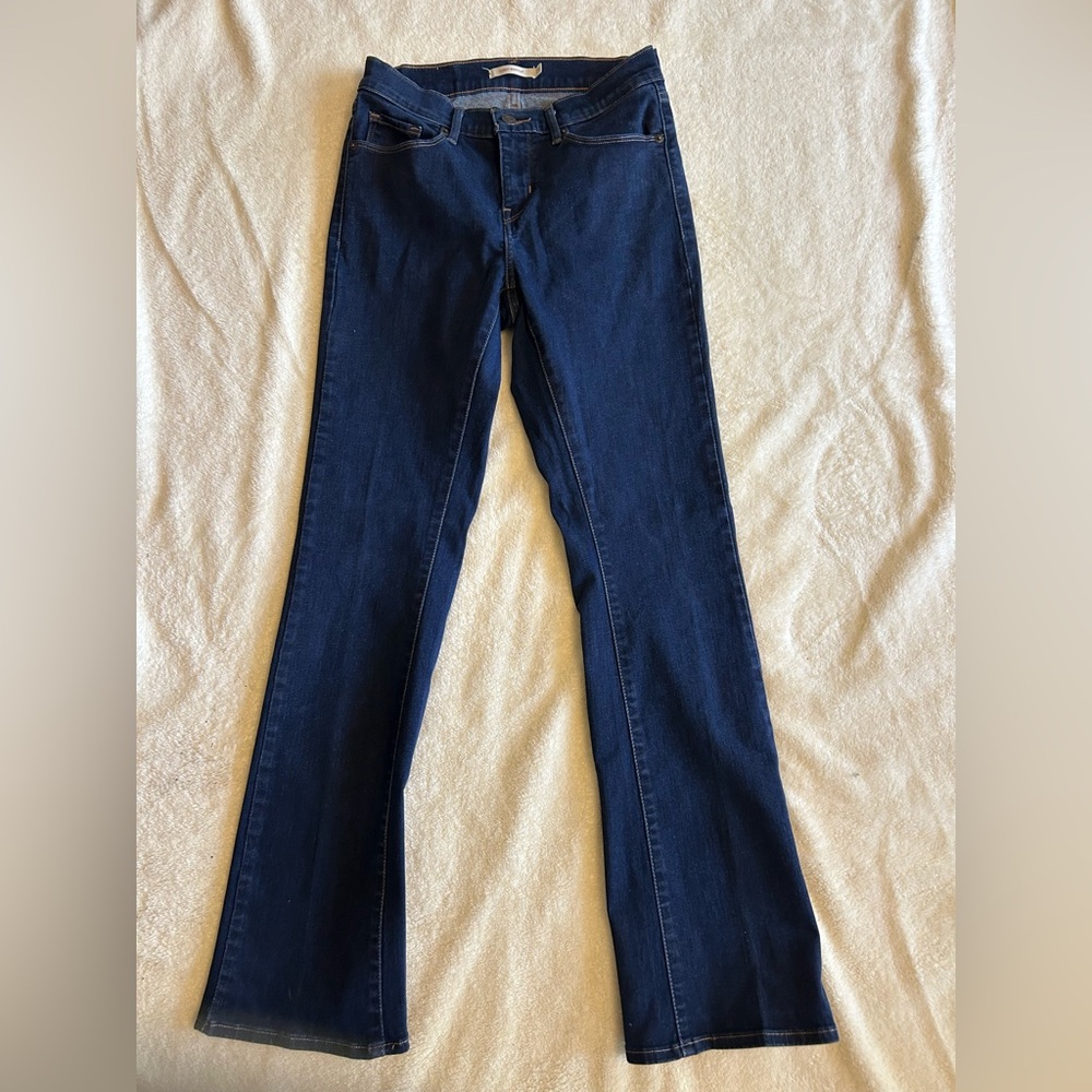 Levi's Dark Blue Flare Women's Jeans